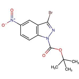 473416-22-7 | 1-Boc-3-bromo-5-nitro-1H-indazole - Hoffman Fine Chemicals