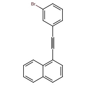 473580-45-9 | 1-((3-Bromophenyl)ethynyl)naphthalene - Hoffman Fine Chemicals