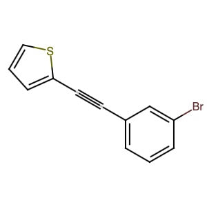 473580-48-2 | 2-((3-Bromophenyl)ethynyl)thiophene - Hoffman Fine Chemicals