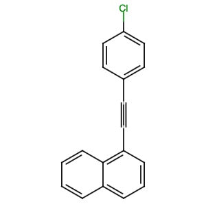 473580-52-8 | 1-(2-(4-Chlorophenyl)ethynyl)naphthalene - Hoffman Fine Chemicals