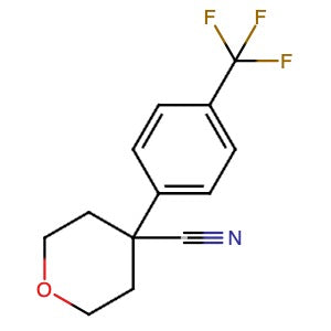 473706-06-8 | 4-(4-(Trifluoromethyl)phenyl)tetrahydro-2H-pyran-4-carbonitrile - Hoffman Fine Chemicals