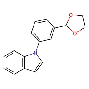 473918-49-9 | 1-[3-(1,3-Dioxolan-2-yl)phenyl]indole - Hoffman Fine Chemicals