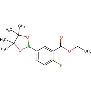 474710-54-8 | Ethyl 2-fluoro-5-(4,4,5,5-tetramethyl-1,3,2-dioxaborolan-2-yl)benzoate - Hoffman Fine Chemicals