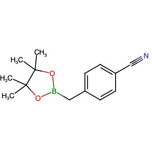 475250-43-2 | 4-((4,4,5,5-Tetramethyl-1,3,2-dioxaborolan-2-yl)methyl)benzonitrile - Hoffman Fine Chemicals