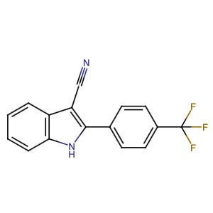 475655-19-7 | 2-[4-(Trifluoromethyl)phenyl]-1H-indole-3-carbonitrile - Hoffman Fine Chemicals