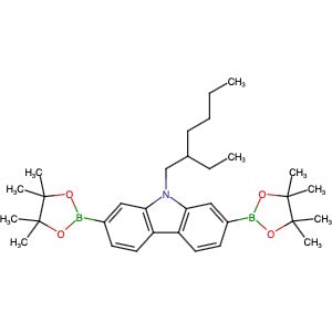 476360-83-5 | 9-(2-Ethylhexyl)-2,7-bis(4,4,5,5-tetramethyl-1,3,2-dioxaborolan-2-yl)-9H-carbazole - Hoffman Fine Chemicals