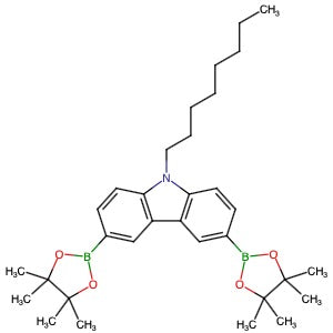 478706-06-8 | 9-Octyl-3,6-bis(4,4,5,5-tetramethyl-1,3,2-dioxaborolan-2-yl)-9H-carbazole - Hoffman Fine Chemicals