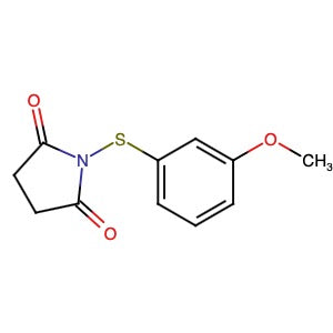 482308-31-6 | 1-(3-Methoxy-phenylsulfanyl)-pyrrolidine-2,5-dione - Hoffman Fine Chemicals