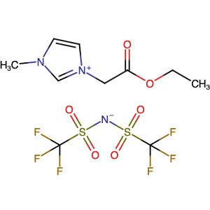 503439-62-1 | 1H-Imidazolium, 3-(2-ethoxy-2-oxoethyl)-1-methyl-, 1,1,1-trifluoro-N-[(trifluoromethyl)sulfonyl]methanesulfonamide - Hoffman Fine Chemicals