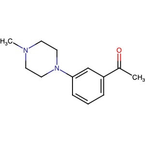 56915-80-1 | 1-[3-(4-Methyl-1-piperazinyl)phenyl]ethanone - Hoffman Fine Chemicals