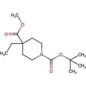 578021-55-3 | 1-tert-Butyl 4-methyl 4-ethylpiperidine-1,4-dicarboxylate - Hoffman Fine Chemicals