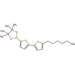 579503-59-6 | 5′-Hexyl-2,2′-bithiophene-5-boronic acid pinacol ester - Hoffman Fine Chemicals