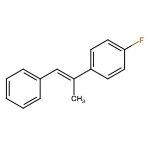 58662-10-5 | (E)-1-Fluoro-4-(1-phenylprop-1-en-2-yl)benzene - Hoffman Fine Chemicals