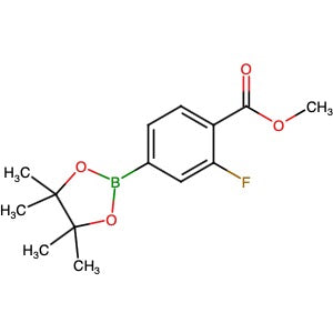 603122-52-7 | Methyl 2-fluoro-4-(4,4,5,5-tetramethyl-1,3,2-dioxaborolan-2-yl)benzoate - Hoffman Fine Chemicals