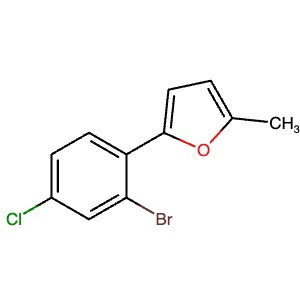 60456-78-3 | 2-(2-Bromo-4-chlorophenyl)-5-methylfuran - Hoffman Fine Chemicals