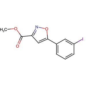 609848-44-4 | Methyl 5-(3-iodophenyl)isoxazole-3-carboxylate - Hoffman Fine Chemicals