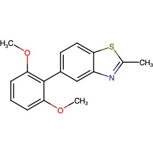611235-55-3 | 5-(2,6-Dimethoxyphenyl)-2-methylbenzothiazole - Hoffman Fine Chemicals