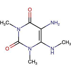 61541-46-6 | 5-Amino-1,3-dimethyl-6-(methylamino)-2,4(1H,3H)-pyrimidinedione - Hoffman Fine Chemicals