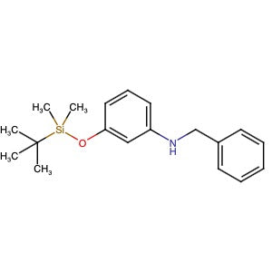 CAS 619319-93-6 | N-Benzyl-3-(tert-butyldimethylsiloxy) aniline