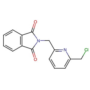 628308-52-1 | 2-((6-(Chloromethyl)pyridin-2-yl)methyl)isoindoline-1,3-dione - Hoffman Fine Chemicals