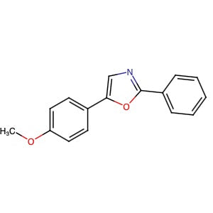 62921-42-0 | 5-(4-Methoxyphenyl)-2-phenyloxazole - Hoffman Fine Chemicals