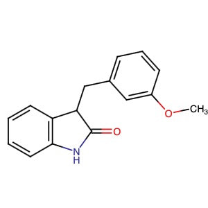 637341-53-8 | 3-[(3-Methoxyphenyl)methyl]-2,3-dihydro-1H-indol-2-one - Hoffman Fine Chemicals