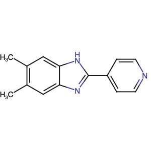 64263-00-9 | 5,6-Dimethyl-2-(4-pyridinyl)-1H-benzimidazole - Hoffman Fine Chemicals