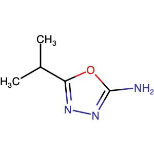 65283-97-8 | 5-Propan-2-yl-1,3,4-oxadiazol-2-amine - Hoffman Fine Chemicals