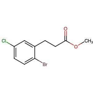 CAS 66191-93-3 | Methyl 2-bromo-5-chlorobenzenepropanoate