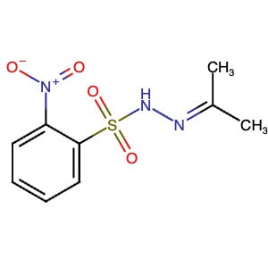 6655-27-2 | 2-Nitro-N-(propan-2-ylidene)benzenesulfono hydrazide - Hoffman Fine Chemicals