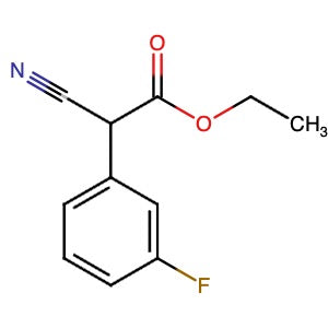 683220-23-7 | Ethyl 2-cyano-2-(3-fluorophenyl)acetate - Hoffman Fine Chemicals
