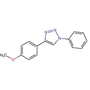 68809-41-6 | 4-(4-Methoxyphenyl)-1-phenyl-1H-1,2,3-triazole - Hoffman Fine Chemicals
