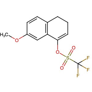724707-85-1 | Trifluoromethanesulfonic acid 7-methoxy-3,4-dihydronaphthalen-1-yl ester - Hoffman Fine Chemicals