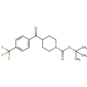 725229-27-6 | 1,1-Dimethylethyl 4-[4-(trifluoromethyl)benzoyl]-1-piperidinecarboxylate - Hoffman Fine Chemicals