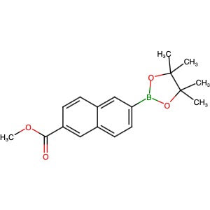 736989-93-8 | 6-(Methoxycarbonyl)naphthalene-2-boronic acid pinacol ester - Hoffman Fine Chemicals