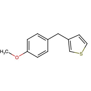 740803-43-4 | 3-(4-Methoxybenzyl)thiophene - Hoffman Fine Chemicals