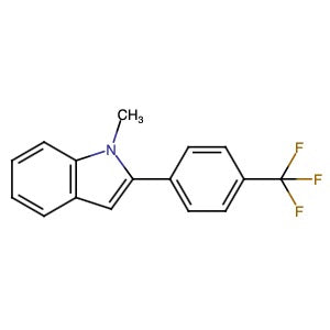 741709-14-8 | 1-Methyl-2-(4-(trifluoromethyl)phenyl)-1H-indole - Hoffman Fine Chemicals