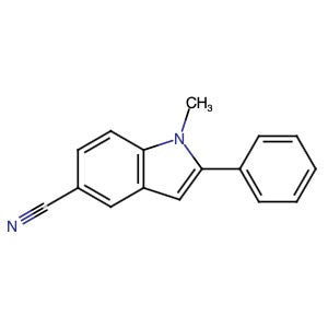 741709-19-3 | 1-Methyl-2-phenyl-1H-indole-5-carbonitrile - Hoffman Fine Chemicals
