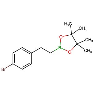 748801-42-5 | 2-[2-(4-Bromophenyl)ethyl]-4,4,5,5-tetramethyl-1,3,2-dioxaborolane - Hoffman Fine Chemicals