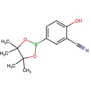 775351-56-9 | 2-Hydroxy-5-(4,4,5,5-tetramethyl-1,3,2-dioxaborolan-2-yl)benzonitrile - Hoffman Fine Chemicals