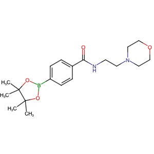 787591-39-3 | N-(2-Morpholinoethyl)-4-(4,4,5,5-tetramethyl-1,3,2-dioxaborolan-2-yl)benzamide - Hoffman Fine Chemicals