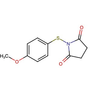 80172-73-2 | 1-[(4-Methoxyphenyl)sulfanyl]pyrrolidine-2,5-dione - Hoffman Fine Chemicals