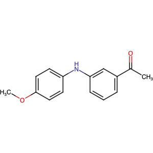 81494-22-6 | 1-[3-[(4-Methoxyphenyl)amino]phenyl]ethanone - Hoffman Fine Chemicals