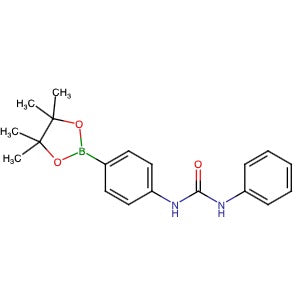 819056-67-2 | 1-Phenyl-3-(4-(4,4,5,5-tetramethyl-1,3,2-dioxaborolan-2-yl)phenyl)urea - Hoffman Fine Chemicals