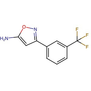 82360-94-9 | 5-Amino-3-[3-(trifluoromethyl)phenyl]isoxazole - Hoffman Fine Chemicals