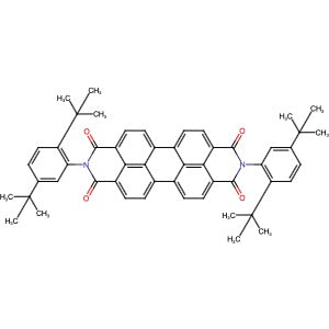 83054-80-2 | N,N′-Bis(2,5-di-tert-butylphenyl)-3,4,9,10-perylenedicarboximide - Hoffman Fine Chemicals