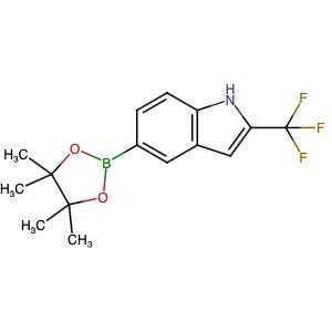 837392-61-7 | 5-(4,4,5,5-Tetramethyl-1,3,2-dioxaborolan-2-yl)-2-(trifluoromethyl)-1H-indole - Hoffman Fine Chemicals