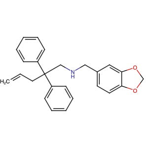 846576-90-7 | N-(Benzo[d][1,3]dioxol-5-ylmethyl)-2,2-diphenylpent-4-en-1-amine - Hoffman Fine Chemicals