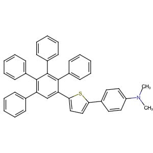 847196-59-2 | 4-(5-(3',6'-Diphenyl-[1,1':2',1''-terphenyl]-4'-yl)thiophen-2-yl)-N,N-dimethylaniline - Hoffman Fine Chemicals