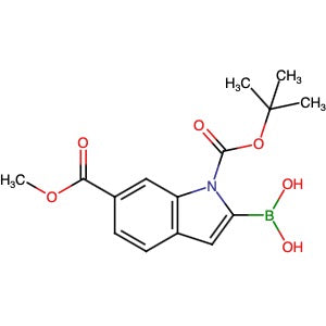 848357-46-0 | 1-BOC-6-(methoxycarbonyl)indole-2-boronic acid - Hoffman Fine Chemicals